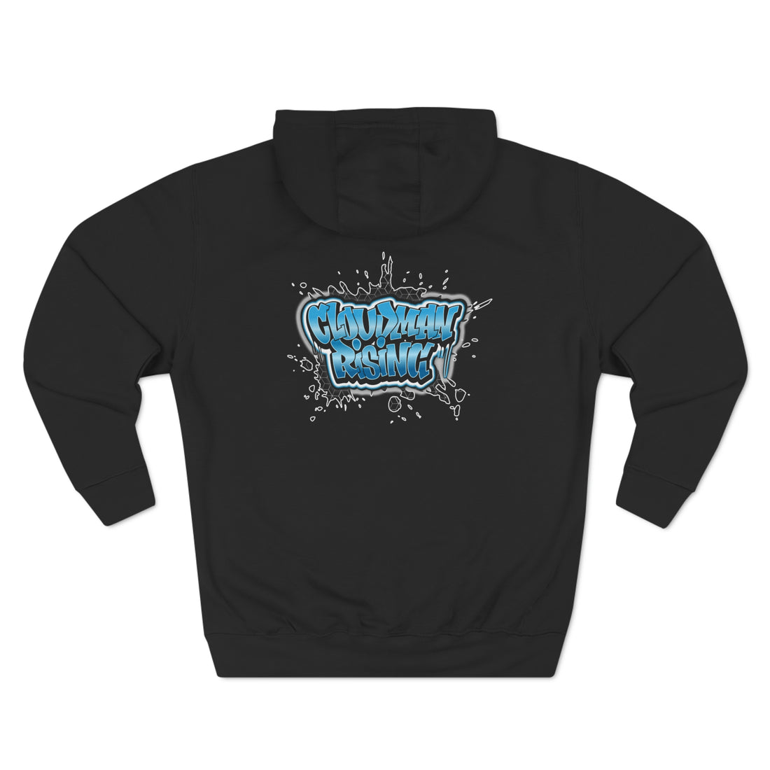 CLOUDMAN RISING | MOABI Premium Pullover Hoodie - Front & Back Design