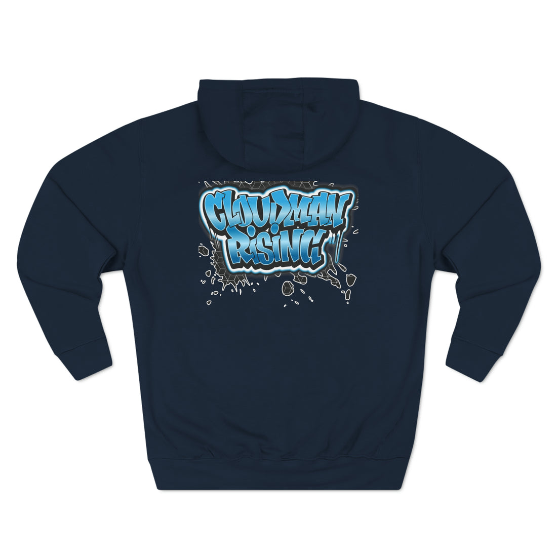 CLOUDMAN RISING | MOABI Premium Pullover Hoodie - Front & Back Design