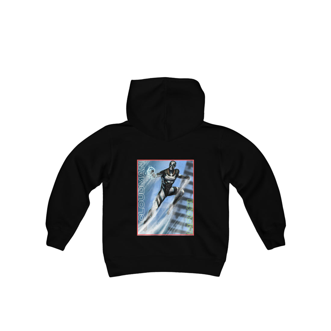 Cloudman  - Girls - Heavy Blend Hooded Sweatshirt  -  Front & Back designs