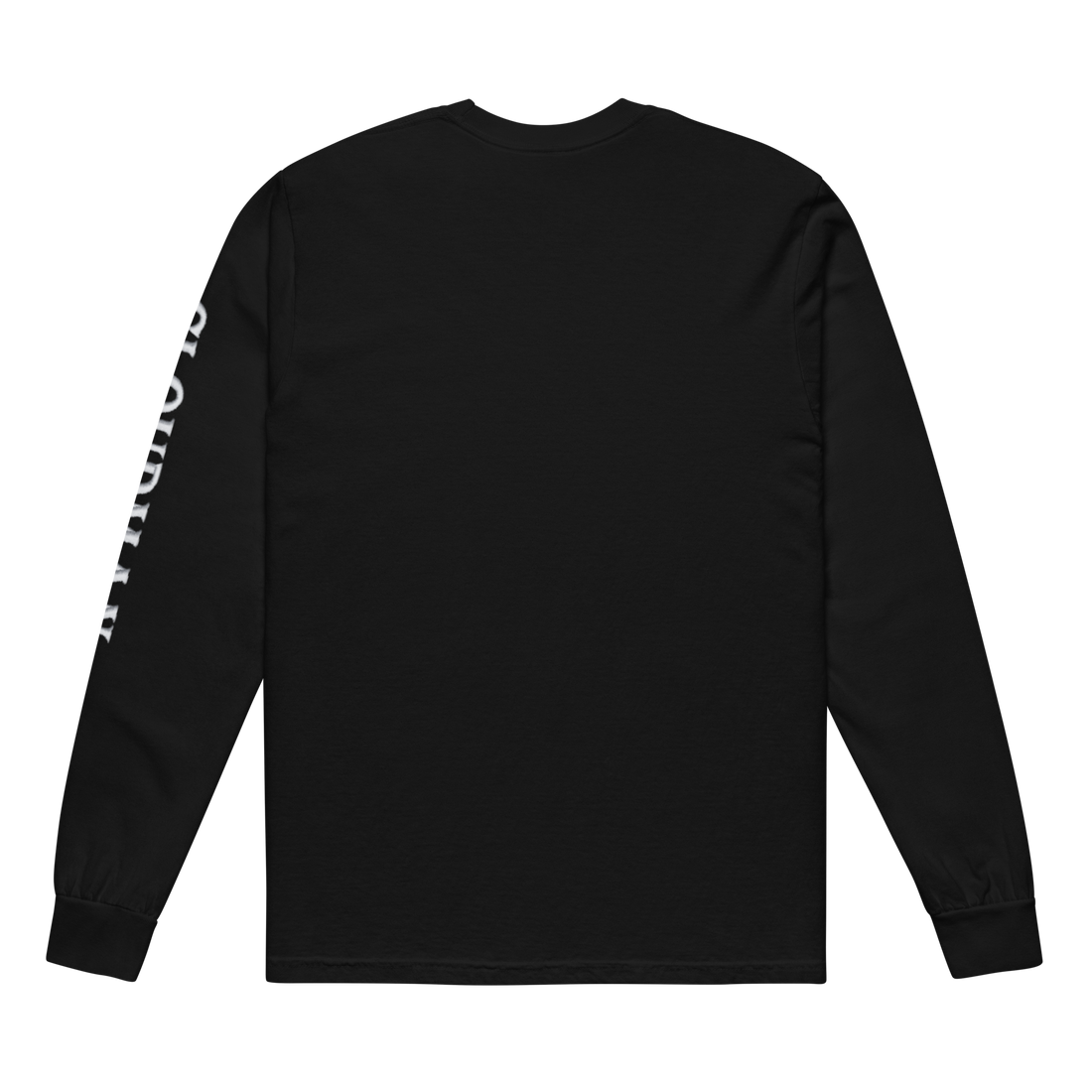 Garment-dyed heavyweight long-sleeve shirt