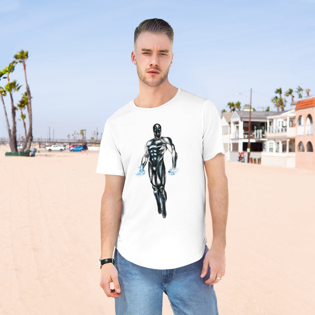 Men's Jersey Curved Hem Tee