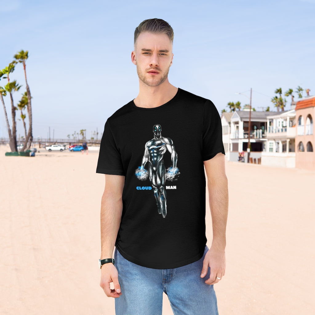 Men's Jersey Curved Hem Tee