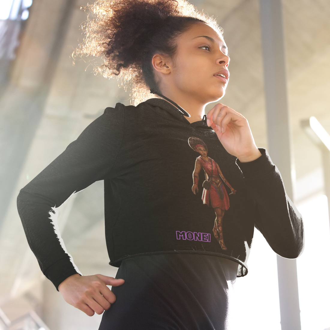 MONEI Crop Hoodie
