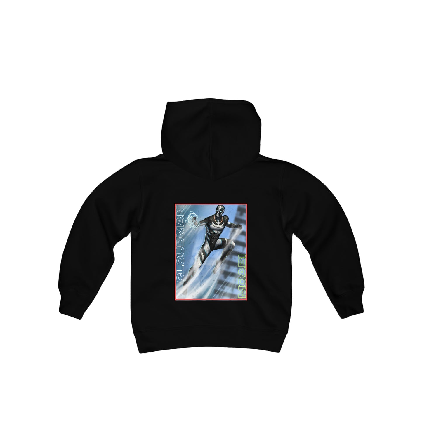 Cloudman  - Boys - Heavy Blend Hooded Sweatshirt  -  Front & Back designs