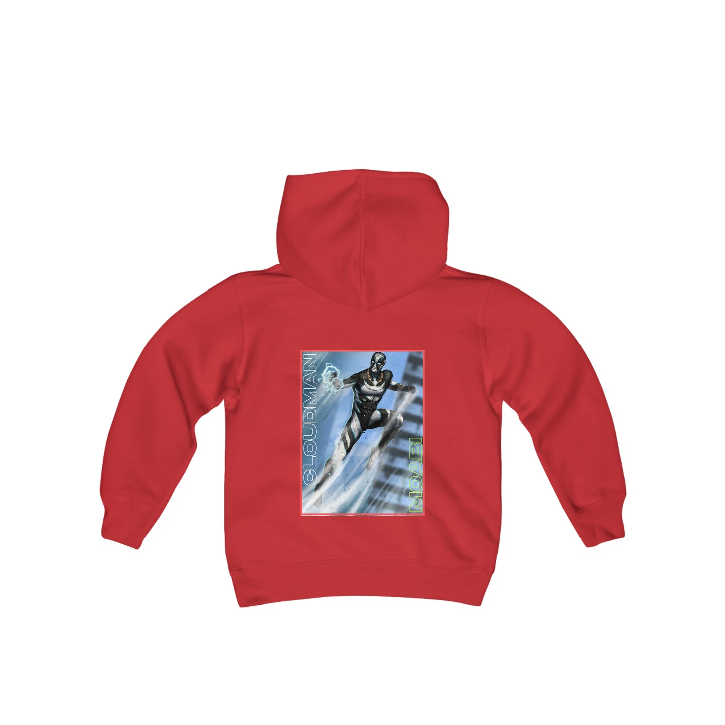 Cloudman  - Boys - Heavy Blend Hooded Sweatshirt  -  Front & Back designs