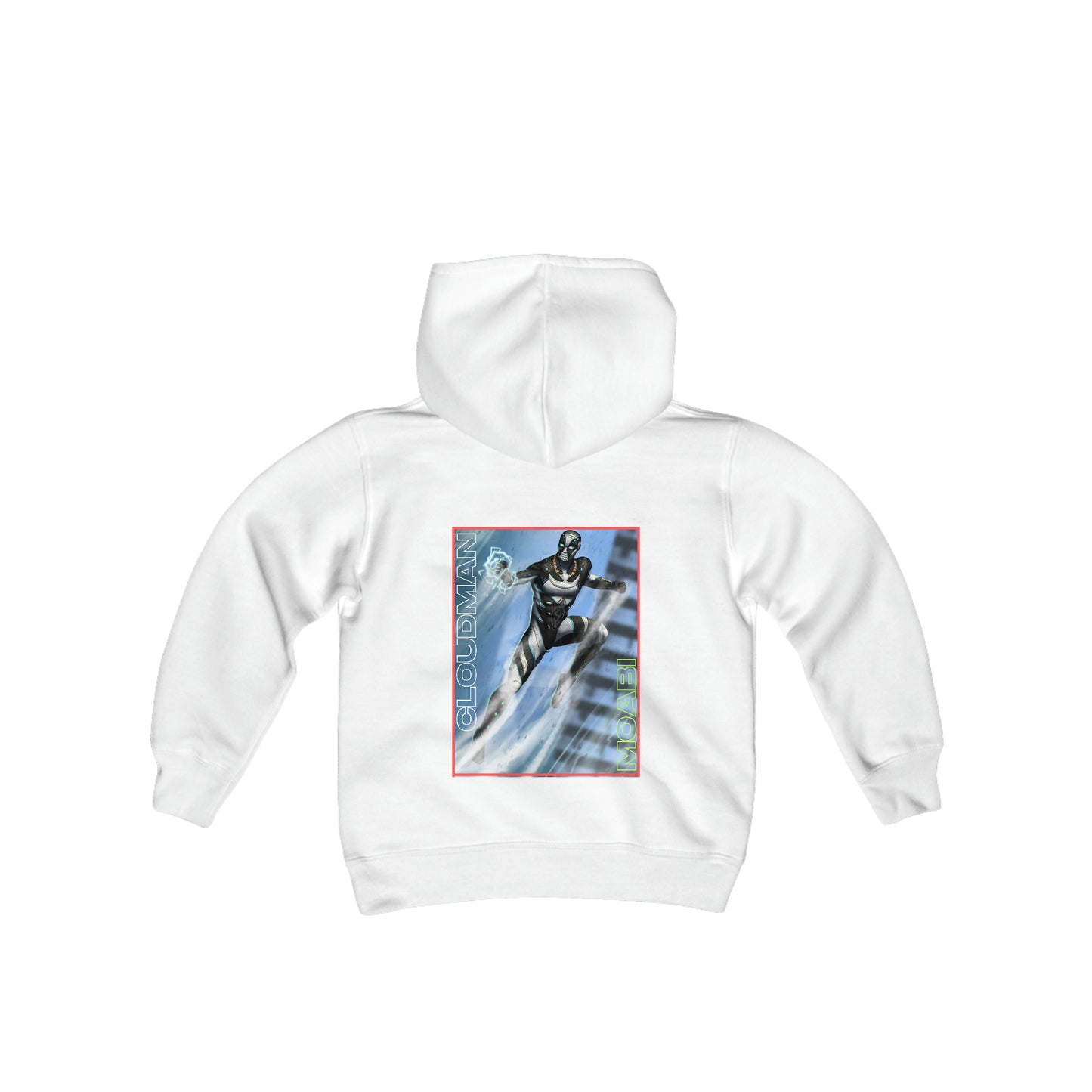 Cloudman  - Girls - Heavy Blend Hooded Sweatshirt  -  Front & Back designs