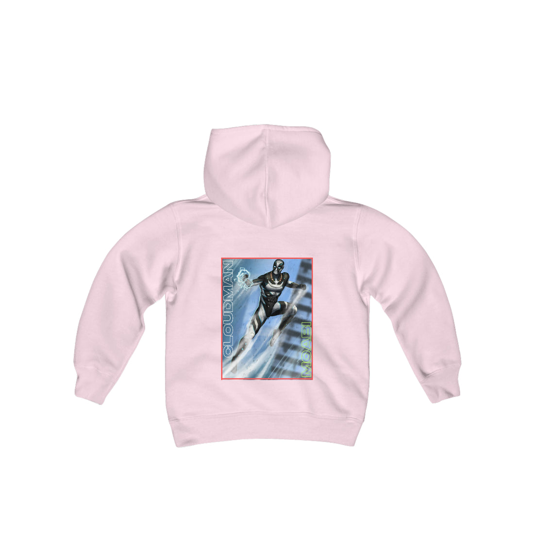 Cloudman  - Boys - Heavy Blend Hooded Sweatshirt  -  Front & Back designs